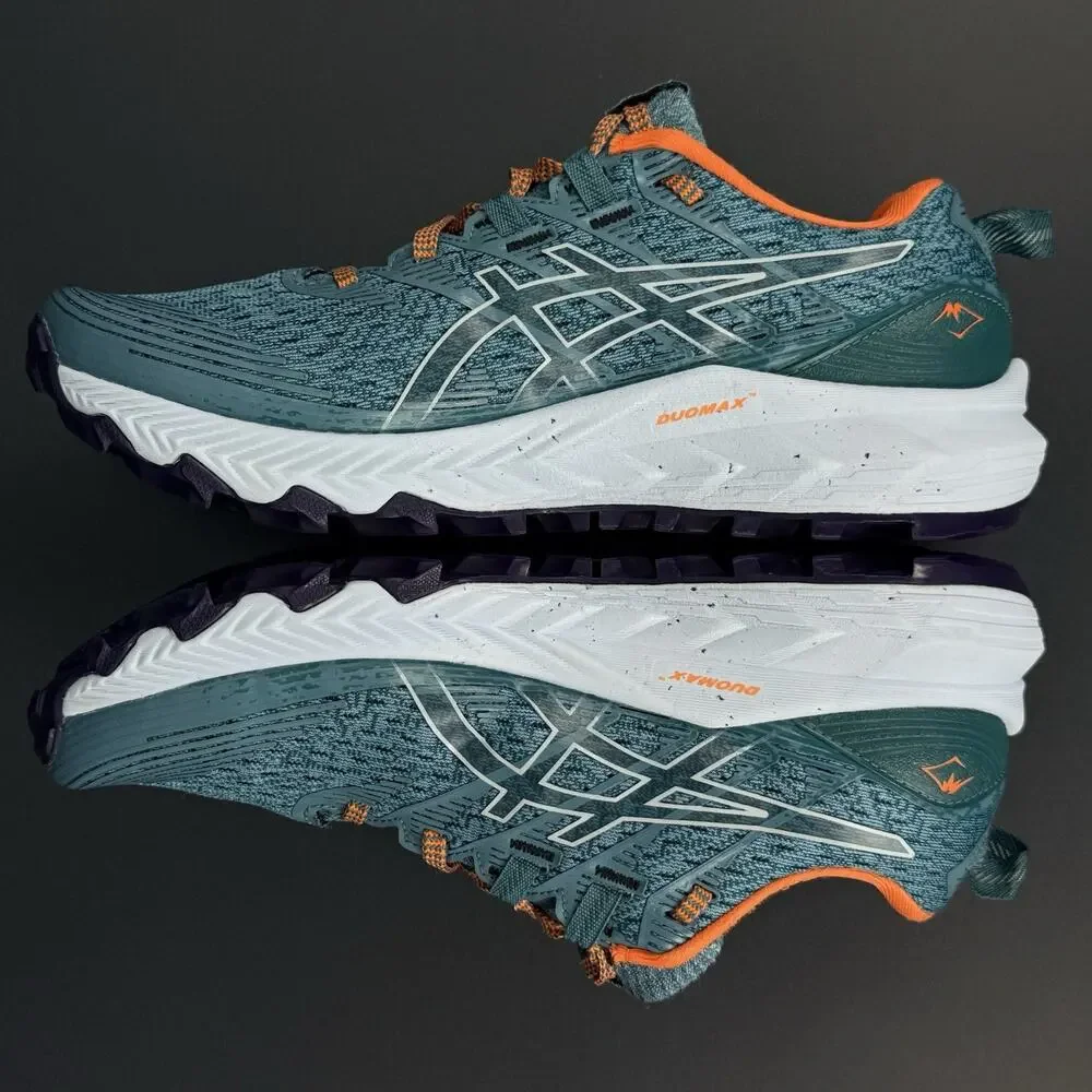 🔥 ASICS Gel Trabuco 10 Women’s 7.5 Misty Pine Soft Sky Trail Running Shoes